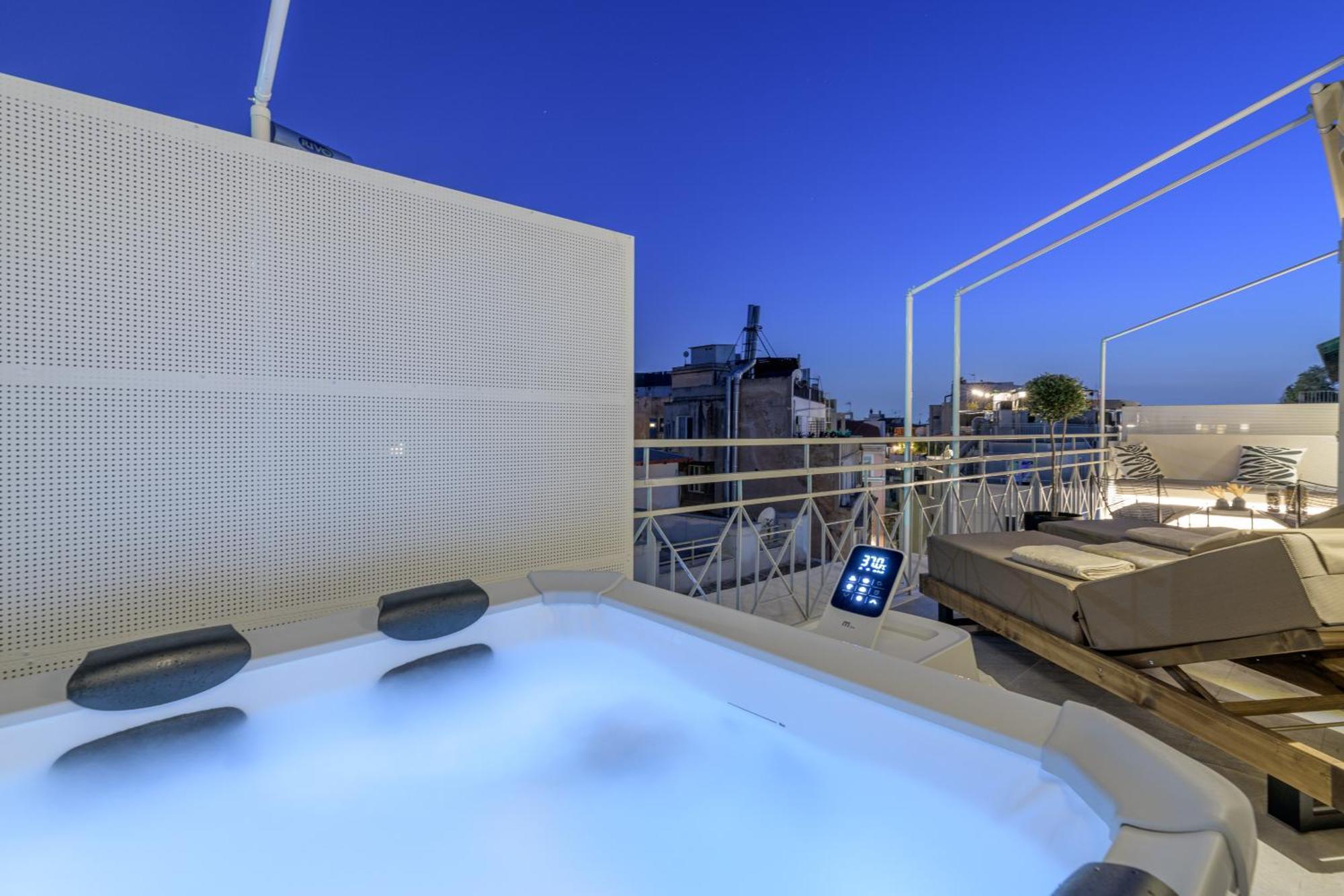 Central Sunny Loft With Plunge Pool Atenas Exterior foto